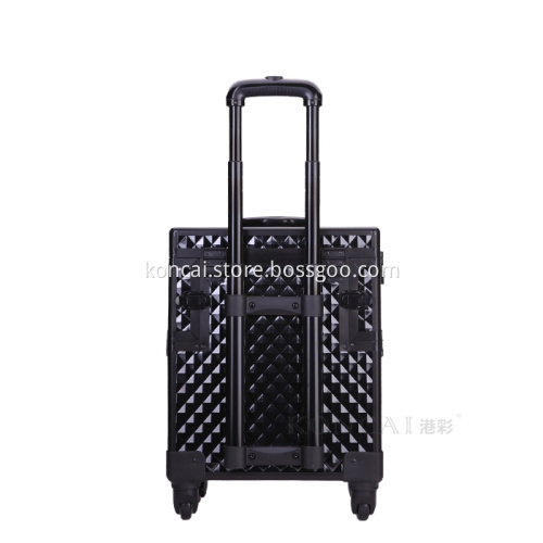 Professional Cosmetic Plastic Makeup Case With Handle